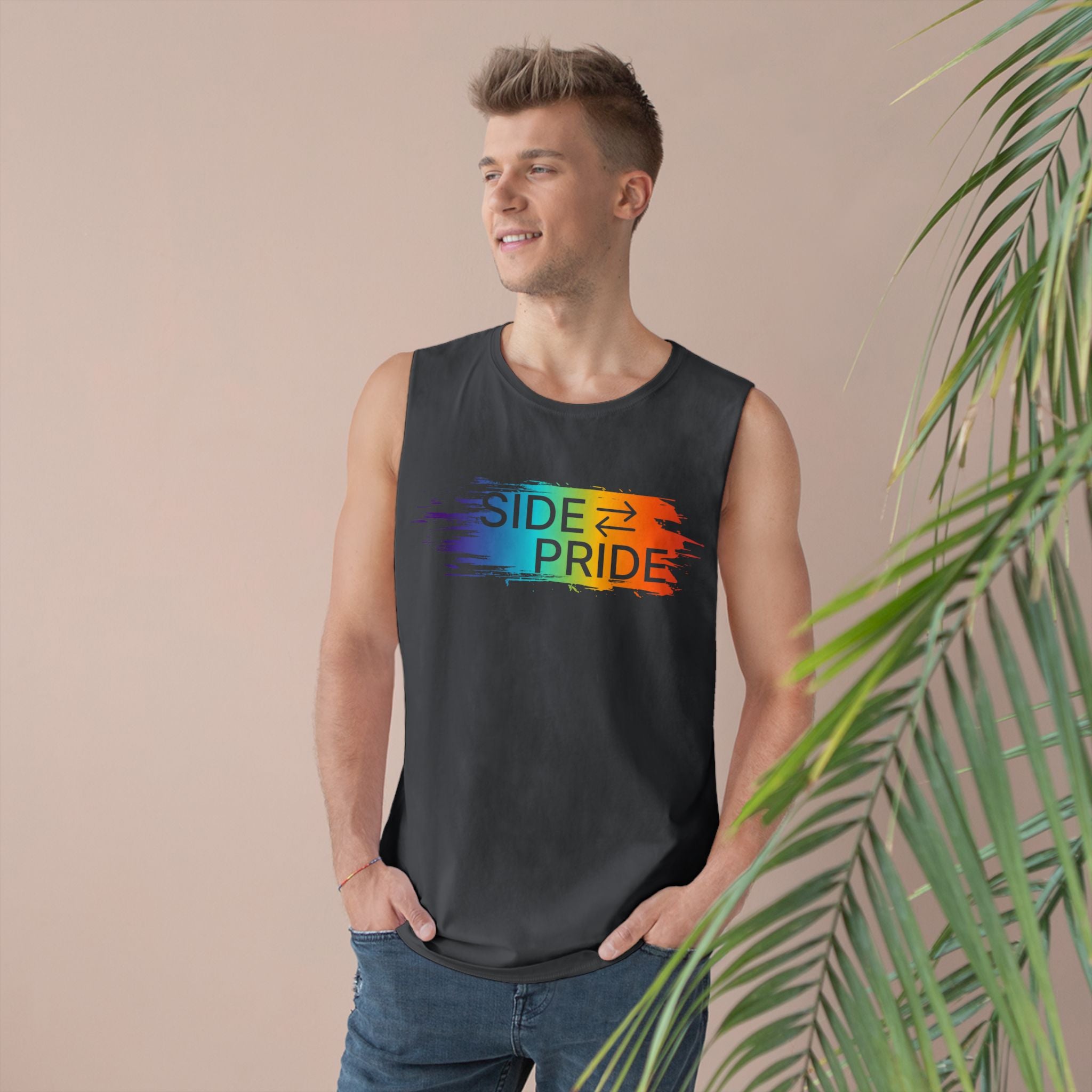 Side Pride Paint Sleeveless Tank - Side Guys Collection